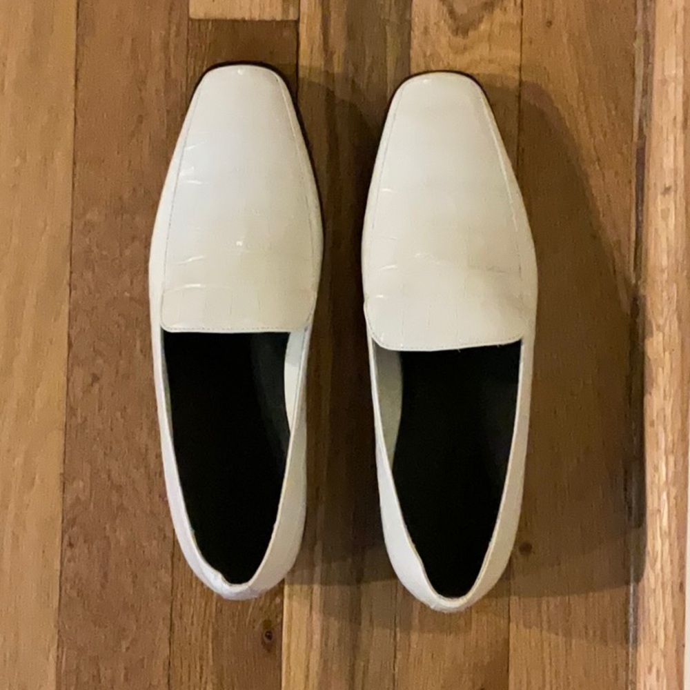 Everlane White Loafers size 7.5